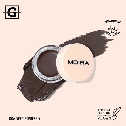 MOIRA POMADA PARA CEJAS DEFINE Y MOLDEA 006 DEEP ESPRESSO