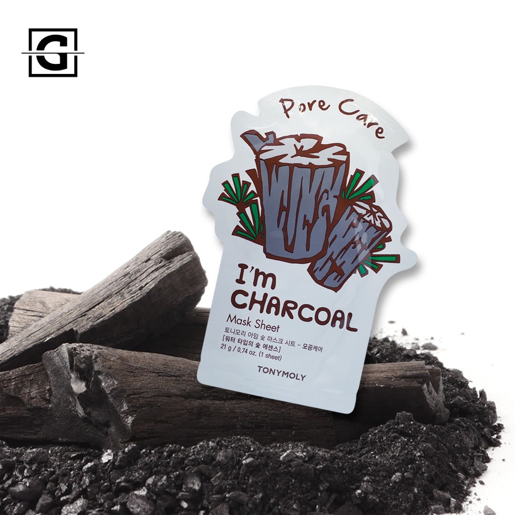 TONYMOLY MASCARILLA FACIAL I'M REAL PARA POROS CON CARBON ACTIVADO