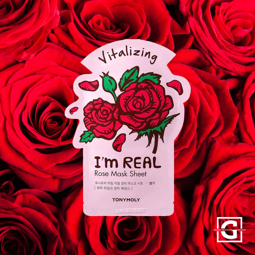 TONYMOLY MASCARILLA FACIAL I'M REAL REVITALIZANTE DE ROSAS