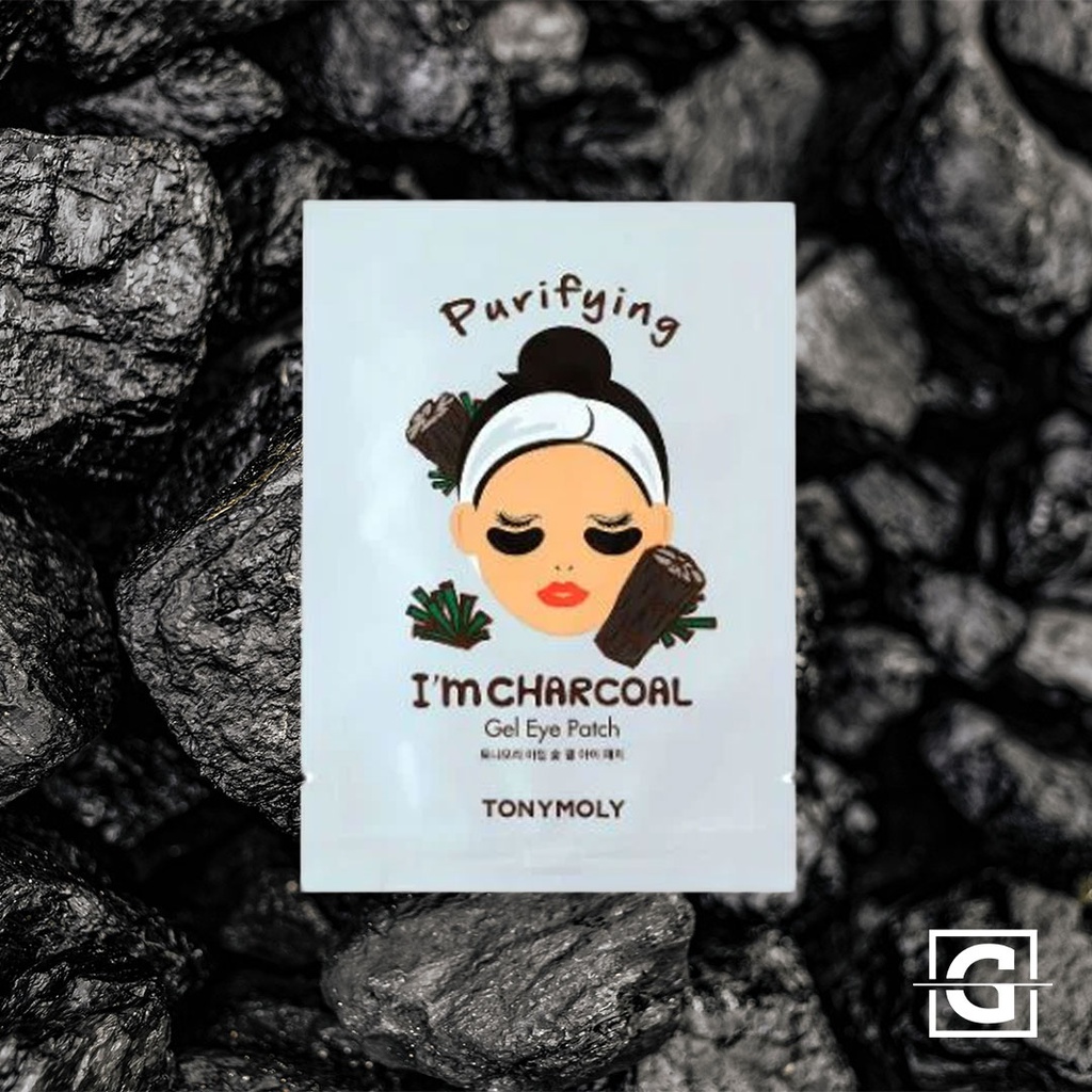 TONYMOLY PARCHES DE OJOS I'M CHARCOAL DE HIDROGEL PURIFICANTES