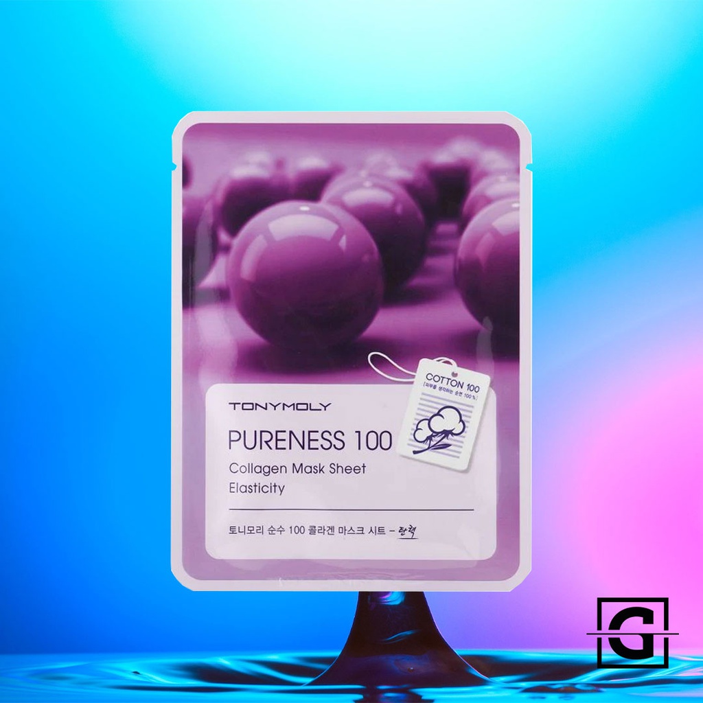 TONYMOLY MASCARILLA FACIAL PURENESS 100 DE COLAGENO