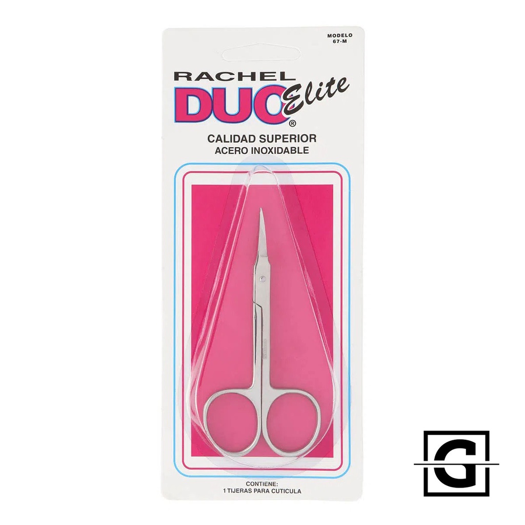 RACHEL DUO TIJERA PARA CUTICULA 67-M