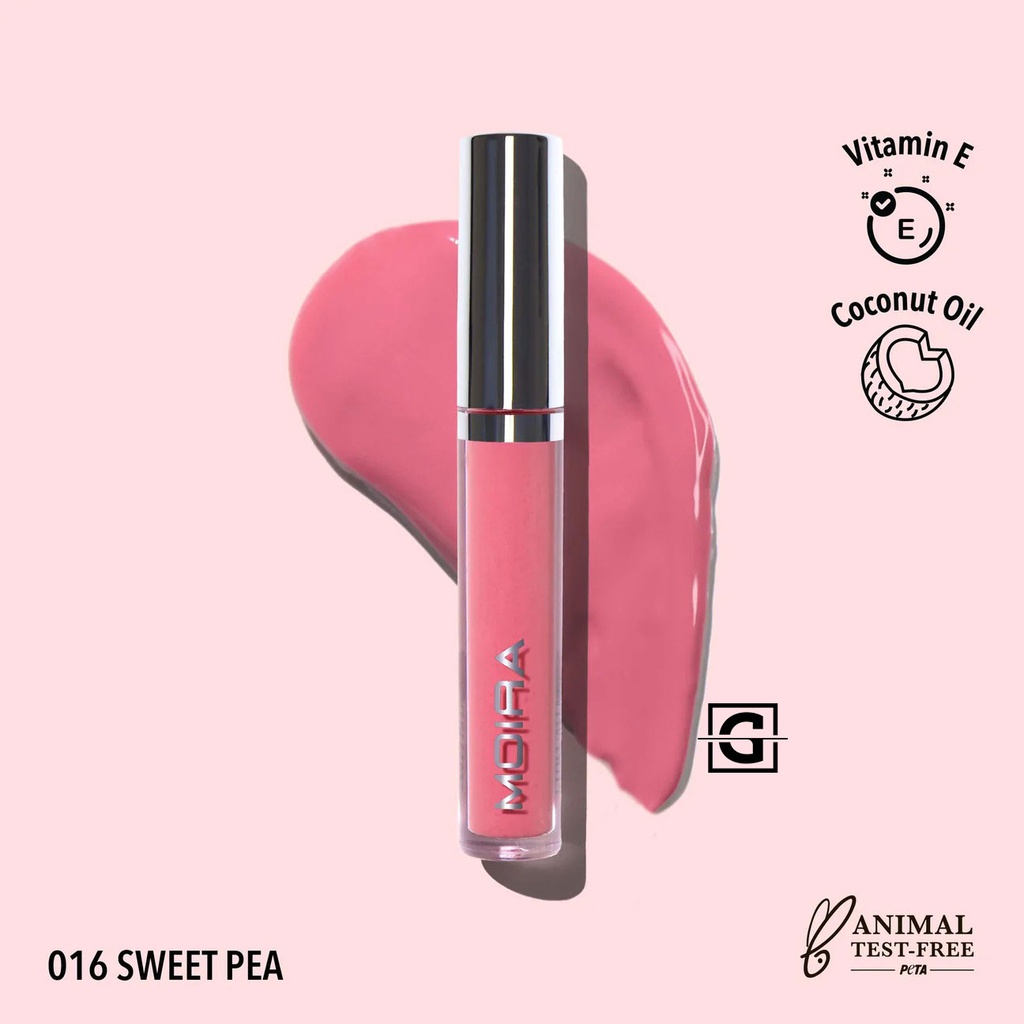 MOIRA GLOSS AFFAIR LIP 016 SWEET PEA