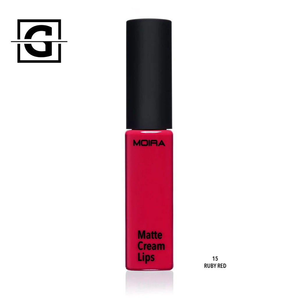 MOIRA LABIAL EN CREMA MATE 015 RUBY RED