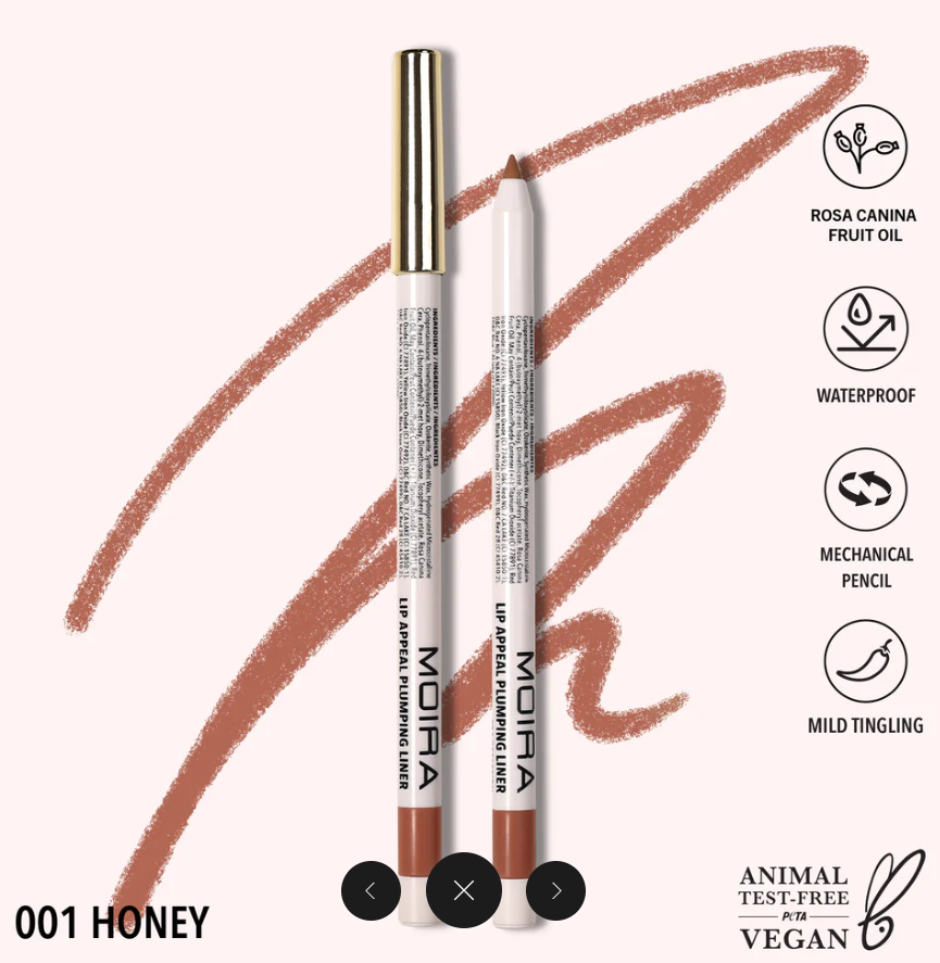 MOIRA DELINEADOR DE LABIOS LIP APPEAL PLUMPING LINER 001 HONEY