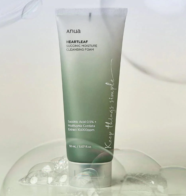 ANUA ESPUMA LIMPIADORA SUCCINIC MOISTURE CLEANSING FOAM 150 ML