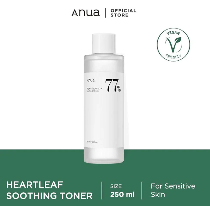 ANUA TONICO HEARTLEAF 77% SOOTING TONER 500 ML