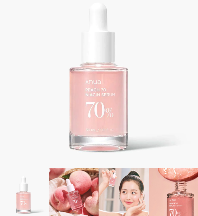 ANUA SUERO PEACH 70 NIACIN SERUM 70% 30 ML
