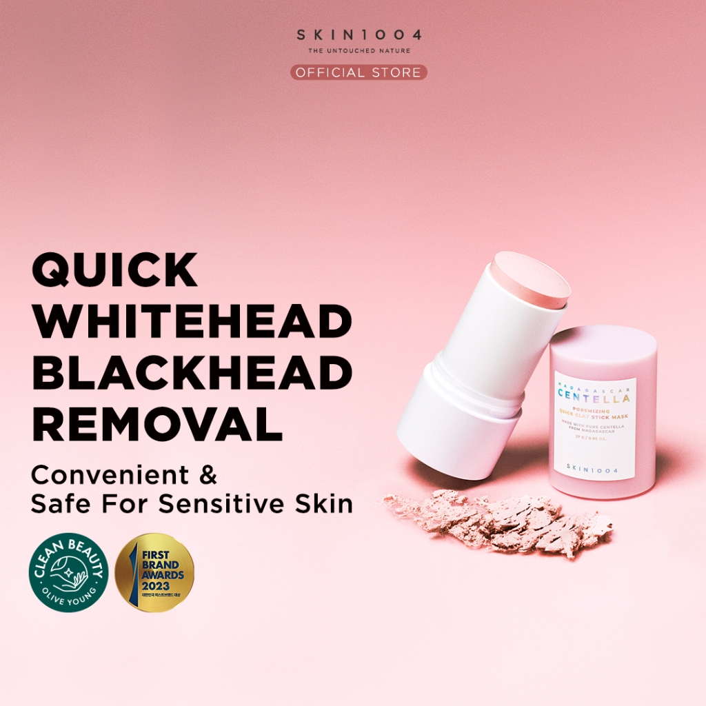SKIN 1004 MASCARILLA FACIAL POREMIZING QUICK CLAY STICK MADAGASCAR CENTELLA 27 G.