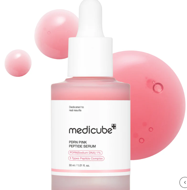 MEDICUBE SUERO DE PEPTIDOS ROSADOS PDRN DUO SET