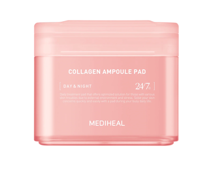 MEDIHEAL TONICO EN PADS COLAGENO, CERAMIDA Y PROTEINAS 100 PADS