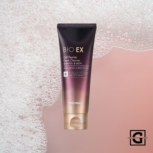 [8806194022710] TONYMOLY ESPUMA LIMPIADORA PARA LINEAS DE EXPRESION PROFUNDAS BIO EX CELL PEPTIDE