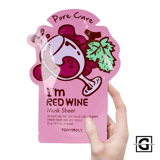 [8806358581855] TONYMOLY MASCARILLA FACIAL I´M REAL REDUCTOR DE POROS DE VINO