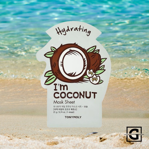 [8806194007021] TONYMOLY MASCARILLA FACIAL I'M REAL HIDRATANTE DE COCO