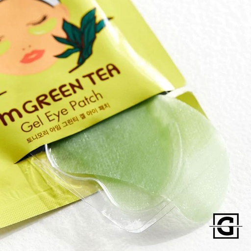 [8806194018119] TONYMOLY PARCHES DE OJOS I'M GREEN TEA DE HIDROGEL REFRESCANTES