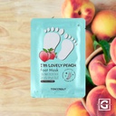 TONYMOLY MASCARILLA HIDRATANTE PARA PIES I'M LOVELY PEACH