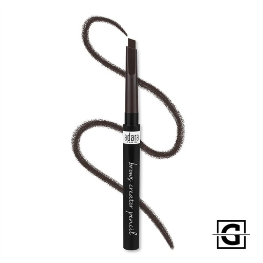 [763600000253] ADARA DELINEADOR PARA CEJAS RETRACTIL 01 DARK BROWN