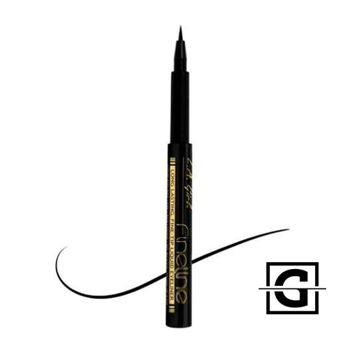 [081555227210] L.A. GIRL DELINEADOR LIQUIDO BLACK FINELINE