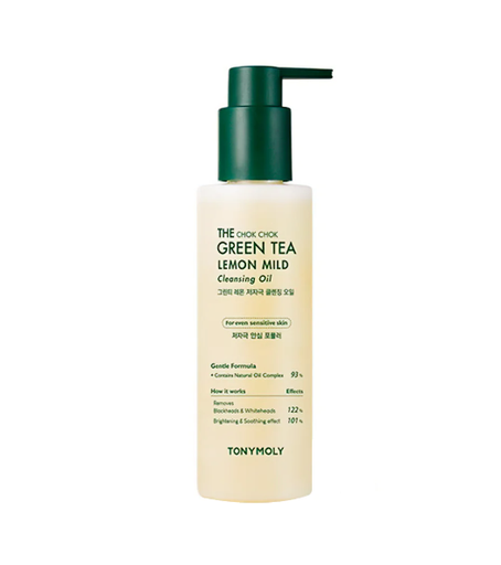 [8806194066462] TONYMOLY ACEITE LIMPIADOR DESMAQUILLANTE DE TÉ VERDE LIMÓN THE CHOK CHOK