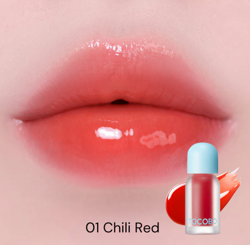 [8809835060669] TOCOBO BALSAMO LABIAL JUICY BERRY PLUMPING LIP OIL 01 CHILL RED