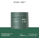 ANUA TONICO EN PADS HEARTLEAF 77% CLEAR PAD 160 ML