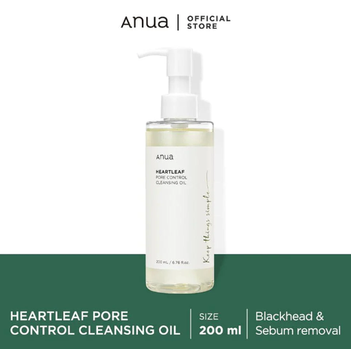 [8809640735028] ANUA ACEITE LIMPIADOR HEARTLEAF PORE CONTROL CLEASING OIL MILD 200 ML