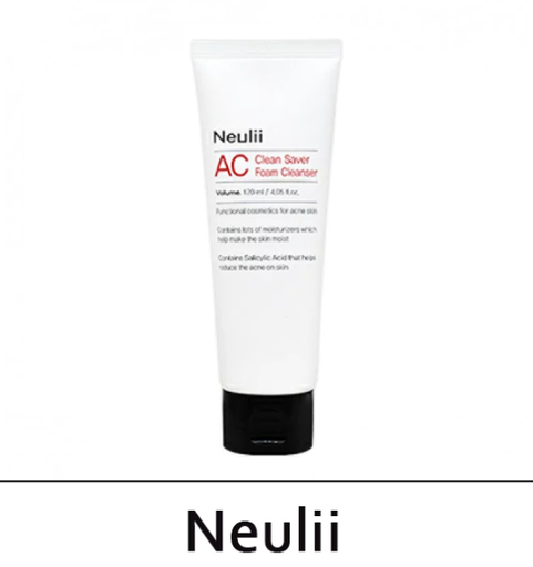 [8809629310192] NEULII ESPUMA LIMPIADORA CONTROL SEBO Y ACNE AC CLEAN SAVER FOAM CLEANSER 120 ML
