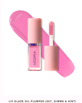 [840222312105 LOP007] MOIRA LABIAL HIDRATANTE LIP GLAZE OIL PLUMPER 07 GIMME A HINT