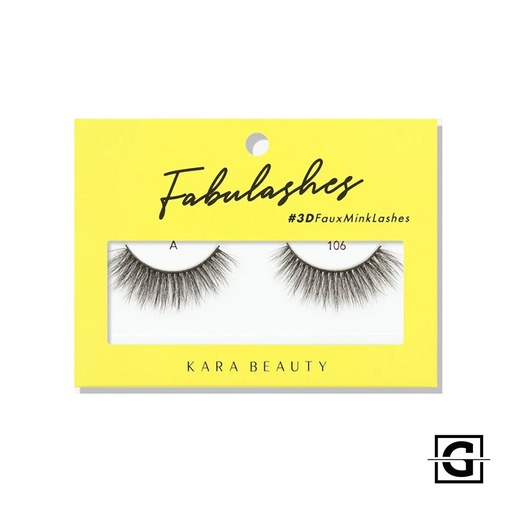 [819297021502] KARA BEAUTY PESTAÑAS POSTIZAS 3D A106 FABULASHES