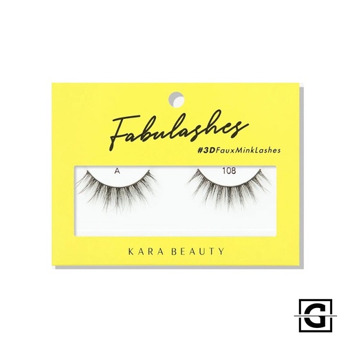 [819297021526] KARA BEAUTY PESTAÑAS POSTIZAS 3D A108 FABULASHES