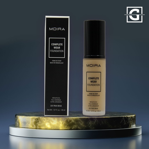 [816180027597 CWF325] MOIRA BASE DE MAQUILLAJE COMPLETE WEAR 325 TRUE BEIGE