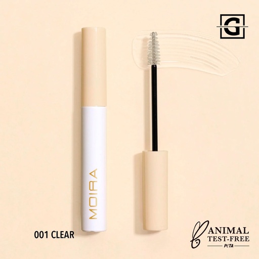 [840222301253 BMS001] MOIRA MASCARA PARA CEJAS DEFYING 001 CLEAR